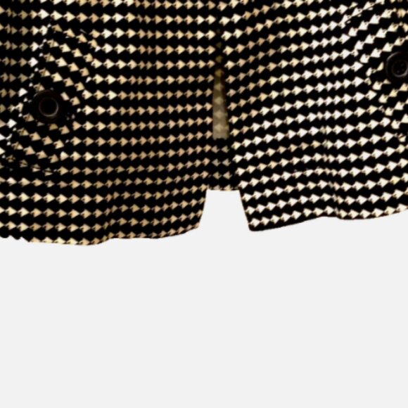 Ann Taylor LOFT Women’s Blazer Petite XXS Black White Check Cropped NWOT Career - Picture 7 of 11